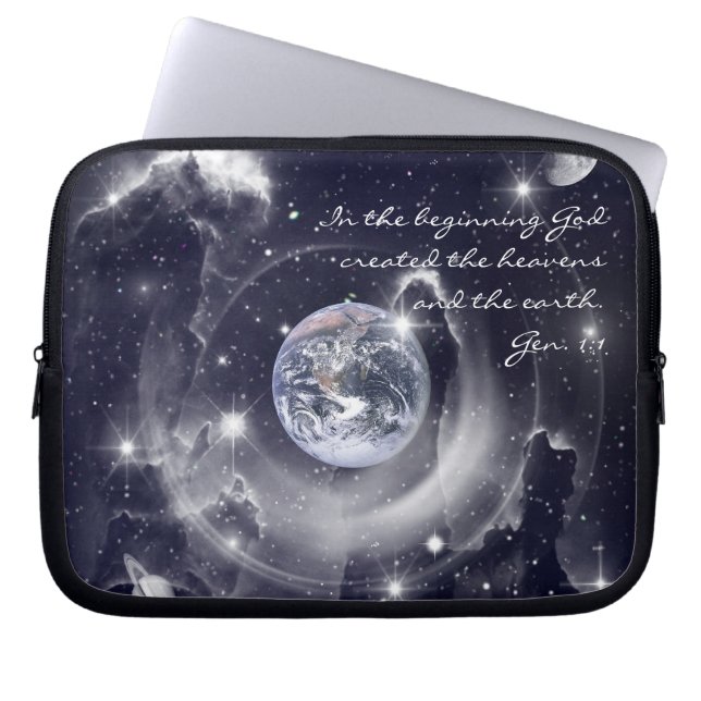 Creation Inspirational Laptop Sleeve (Front)