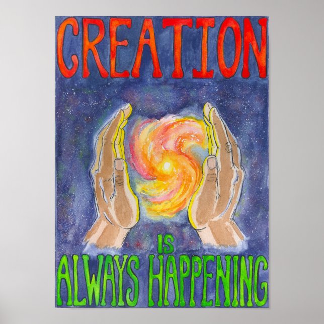 Creation is Always Happening Poster (Front)