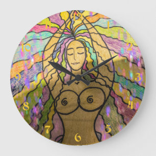 Creation Modern Art Large Clock