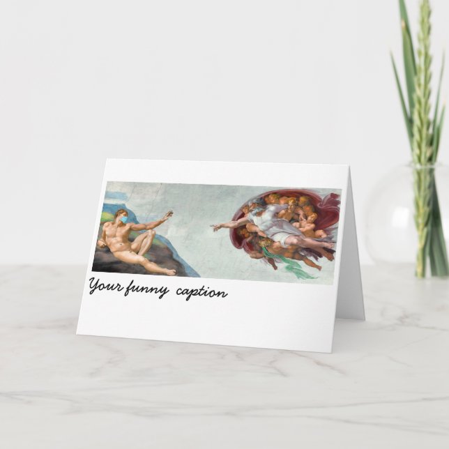 Creation of Adam 6 Feet Away Card (Front)