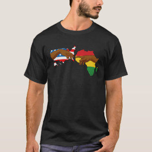 Creation Of Adam Black Proud African Roots Melanin T-Shirt