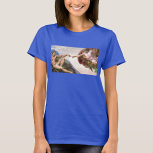 Creation of Adam by Michelangelo T-Shirt