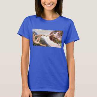 Creation of Adam by Michelangelo T-Shirt
