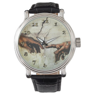 Creation of Adam - Hands Michelangelo 1475 - 1564 Watch