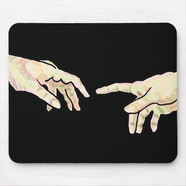 Creation of Adam Hands Mouse Pad (Front)