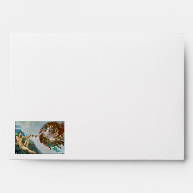 Creation of Adam - Michelangelo 1475 - 1564 Envelope (Front)