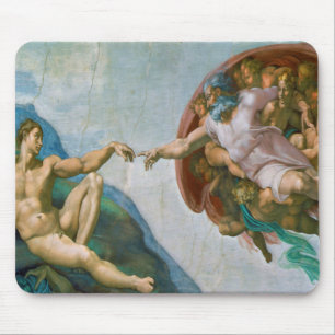 Creation of Adam - Michelangelo 1475 - 1564 Mouse Pad