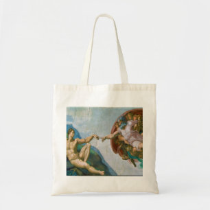 Creation of Adam - Michelangelo 1475 - 1564 Tote Bag