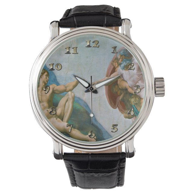 Creation of Adam - Michelangelo 1475 - 1564 Watch (Front)
