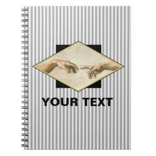 Creation of Adam Stripes Personalised Notebook