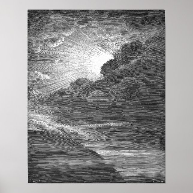 Creation of Light, by Gustave Doré Poster (Front)