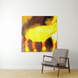 Creation of the dragon cat tapestry