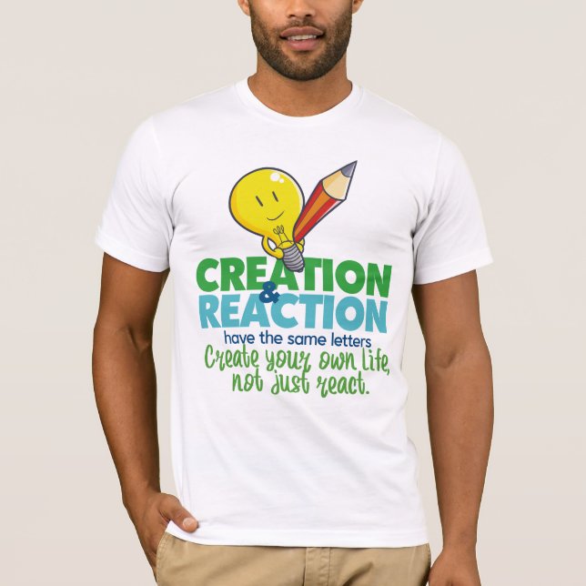 Creation & Reaction T-Shirt (Front)