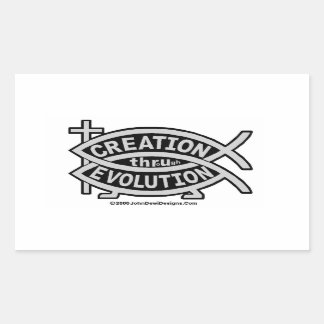 CREATION THRoUgh EVOLUTION Sticker