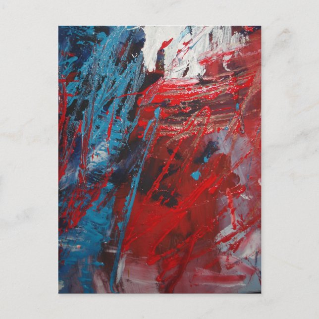 Creative Abstract Art Decor Postcard (Front)