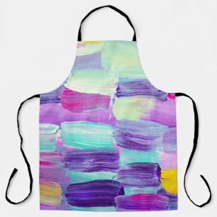 Creative abstract hand painted background, wallpap apron