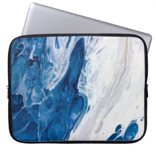 Creative abstract hand painted background, wallpap laptop sleeve