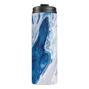 Creative abstract hand painted background, wallpap thermal tumbler