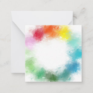 Creative Abstract Rainbow Colours Elegant Template
