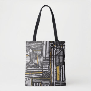 Creative abstract seamless pattern: artistic desig tote bag
