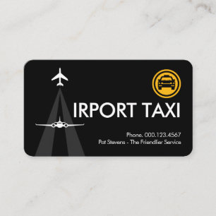 Creative Airport Letter-A Runway Business Card