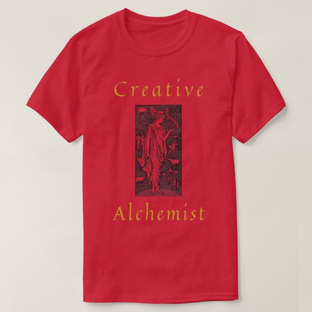 Creative Alchemist Astrology Logo T-Shirt (Design Front)