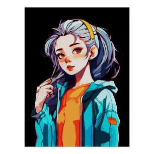 Creative Anime Wall Art   Girls 12