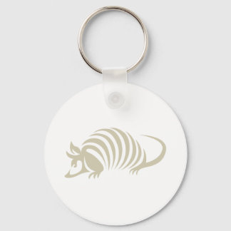 Creative Armadillo Illustration Key Ring