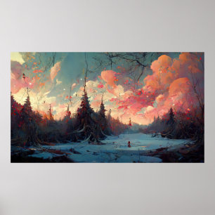 Creative Art Landscape Poster