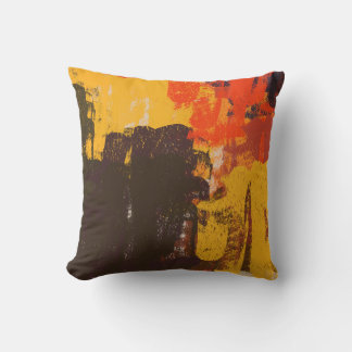 Creative artistic sketch, colourful texture. cushion