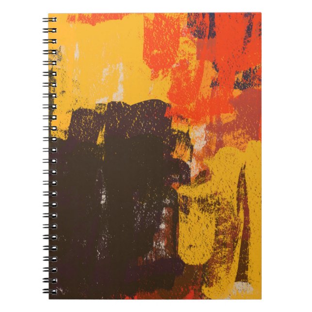 Creative artistic sketch, colourful texture. notebook (Front)
