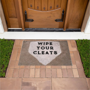 Creative Baseball Doormat