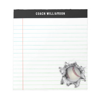 Creative Baseball Gift Ideas Notepad