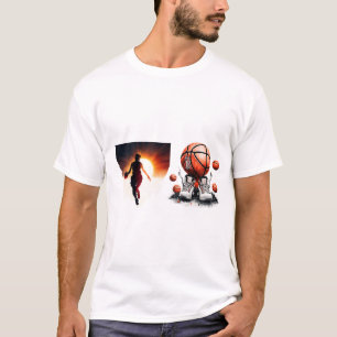 Creative Basketball Design - Player, Shoe T-Shirt
