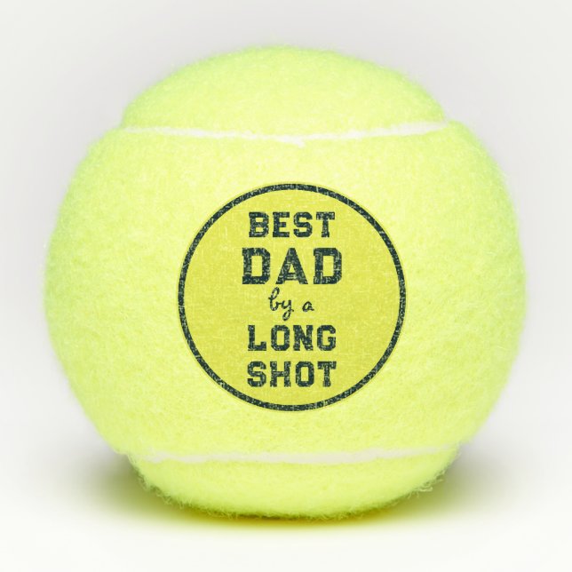 Creative Best Dad Gift Tennis Balls (Front)
