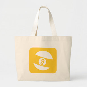 Creative Billiard's Nine Ball Large Tote Bag