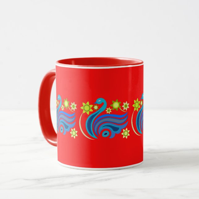 CREATIVE BIRD MUG FOR PRESENT (Front Left)