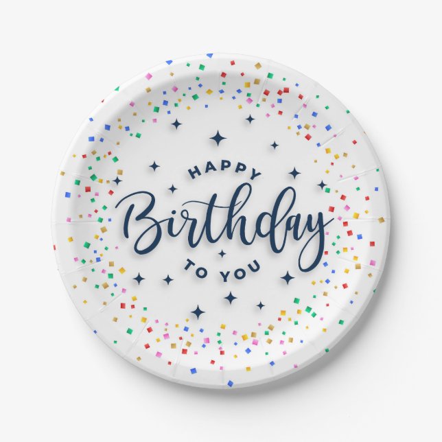 Creative Birthday Paper Plate (Front)