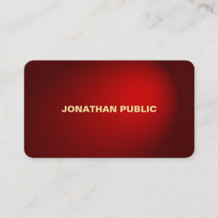 Creative Black Red Damask Professional Premium Business Card