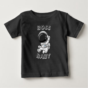 Creative Black Space Astronaut Boss Baby T-shirt