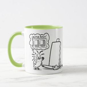 CREATIVE BLOCK by Jeff Willis Art Mug