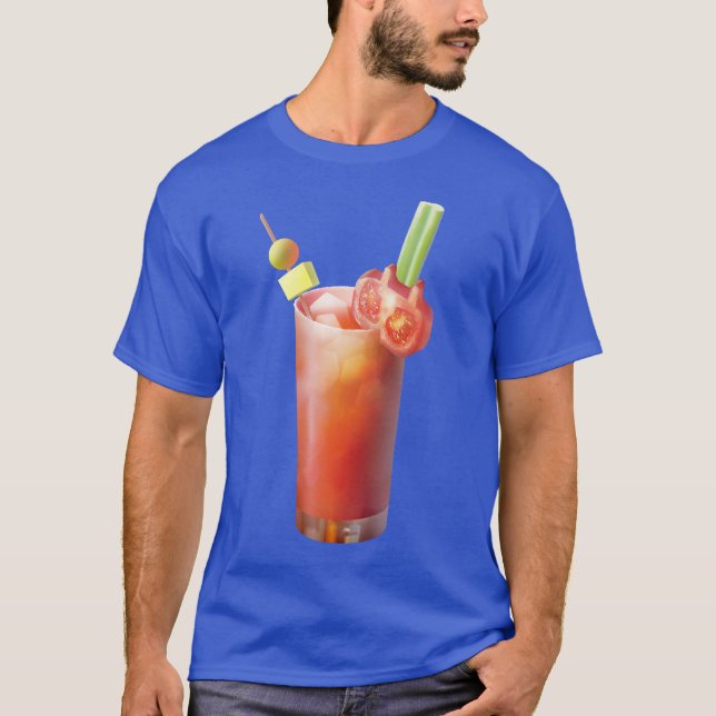 Creative Bloody Mary Cocktail T-Shirt (Front)
