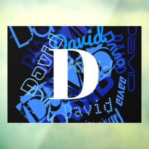 Creative Blue Monogram