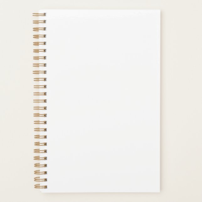 Creative Bold Colourful Letters Hardcover Planner (Front)