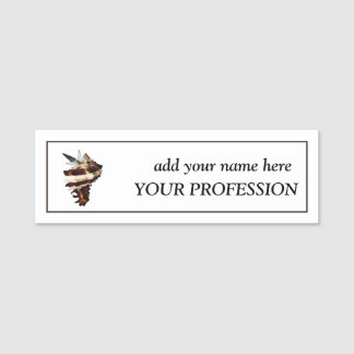 Creative Boutique Custom Name & Profession  Tag