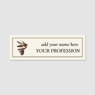 Creative Boutique Custom Name & Profession Tag