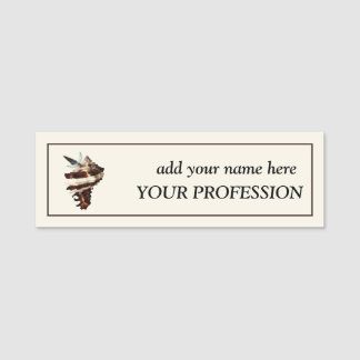 Creative Boutique Custom Name & Profession  Tag