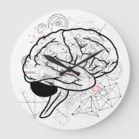 Creative Brain Artwork With Science Theme