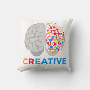 Creative Brain Left Right Hemisphere Cushion