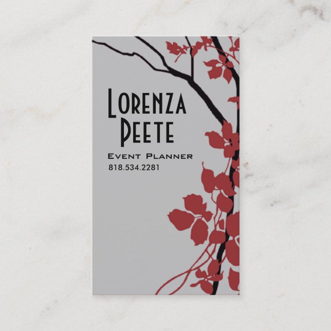 Creative Branches (Event Planner) Business Card (Front)